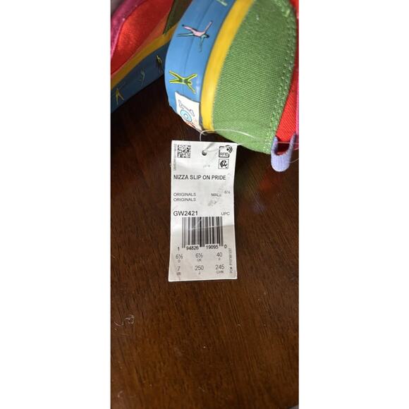 adidas Nizza Slip On Pride Pack Love Unites Size 7 main image 6